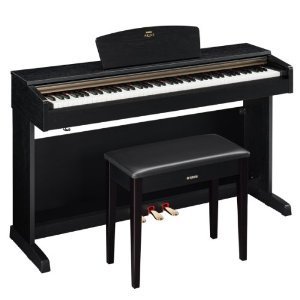 YAMAHA 雅马哈 数码钢琴 电钢琴 YDP-161B 黑色 全套含琴架三踏板琴凳 印尼进口-乐器-亚马逊中国