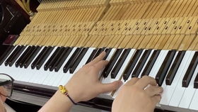 90年代瓦格纳W71日本二手钢琴 东阳公司独立定弦与德国雷诺琴锤的专业点评